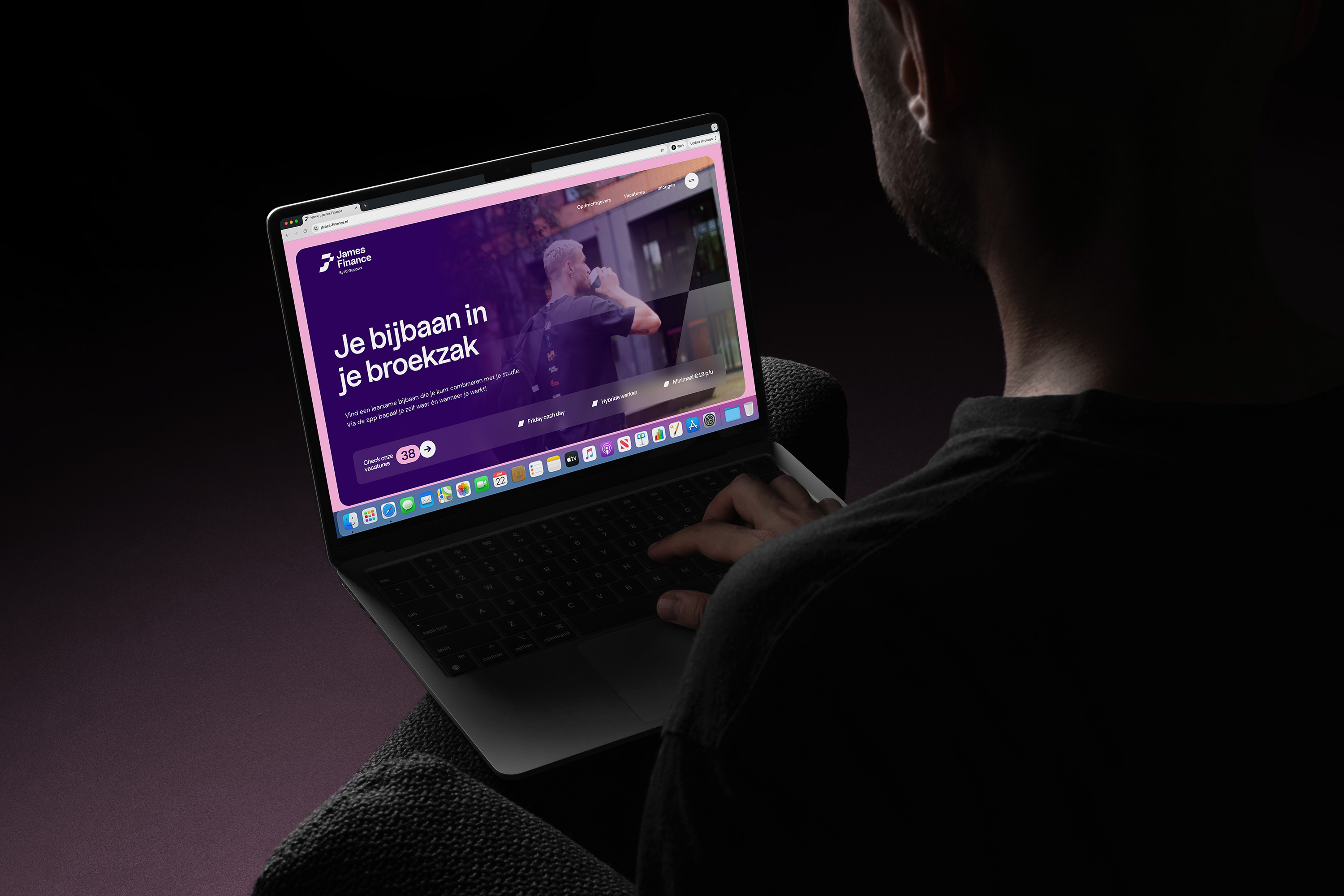 Macbook Air Mockup Dusk Series